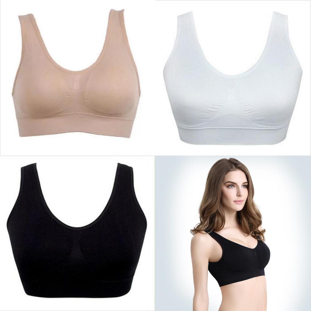 Noble Women's Seamless Sports Bra For Yoga And Fitness With Full Coverage Cups