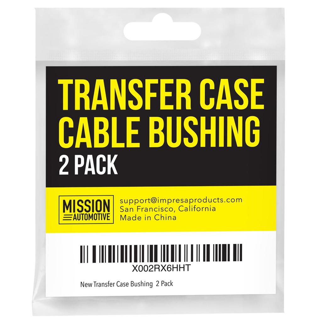 Mission Automotive [2 Pack] Transfer Case Cable Bushing Fits Jeep Wrangler JK 2007-2018 and