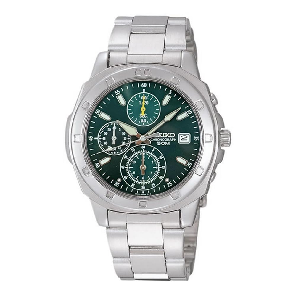 SEIKO Second Chronograph Quartz Watch SND411P Silver Overseas Model [Seiko] 1/20 Men s [Official Import]