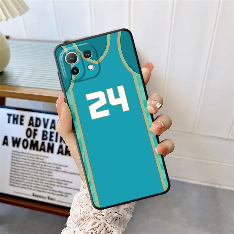 

Basketball Player Jersey Phone Case for Xiaomi Mi 12 Lite 13Lite 11T Pro 11 Lite 14 Pro 12x 12T 10T 15 Soft Shell Xiaomi Mi 11 Lite