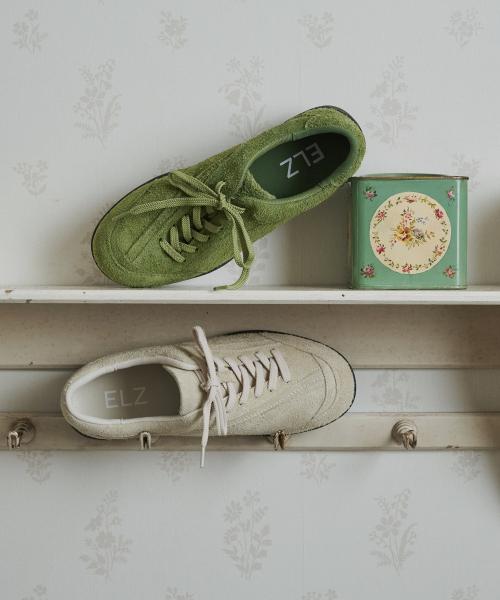 [Elizabeth Stuart] Cowhide Purin Sneakers EBAL167140