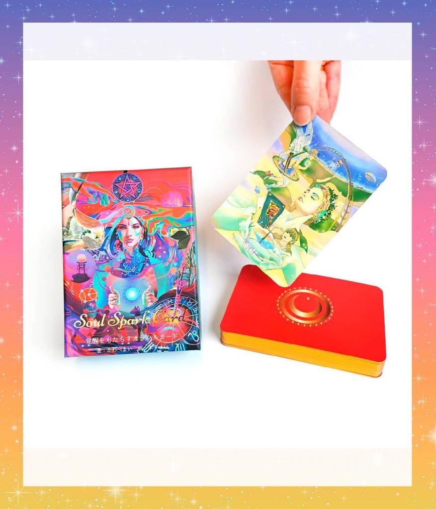 Soul Spark Card with Japanese Explanation Manual Oracle Tarot Card Fortune Telling [Japanese] [Genuine Product]