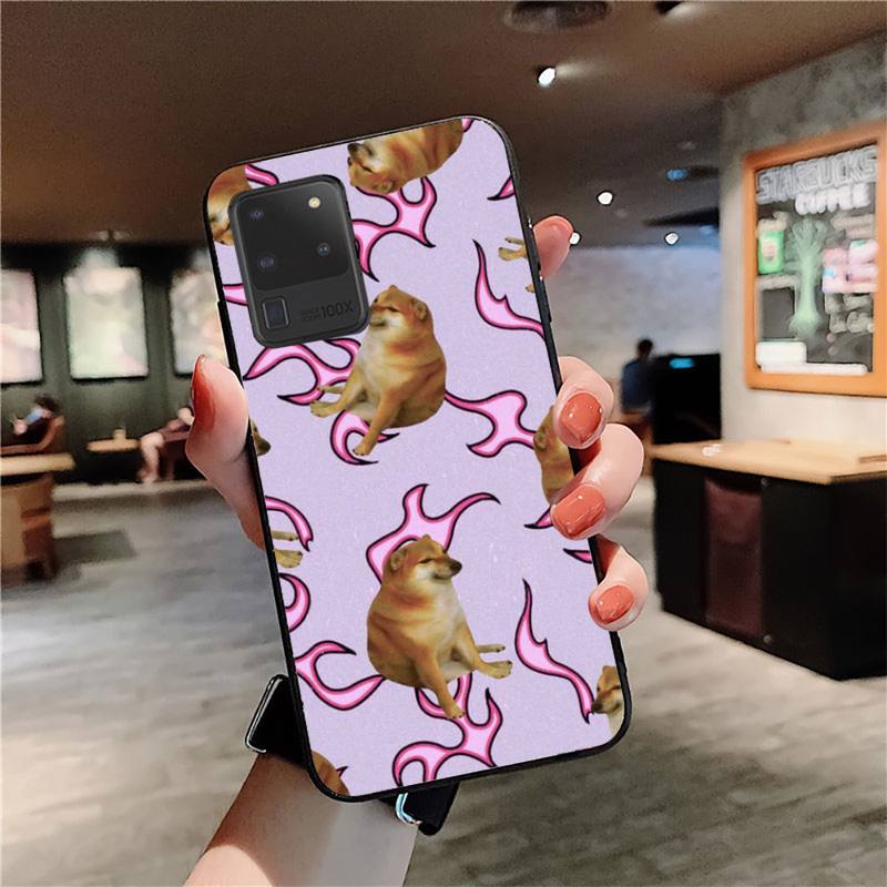 

Чехол для телефона Cheems Doge для Samsung S20 lite S21 S10 S9 plus для Redmi Note8 9pro для Huawei Y6 Y7 prime 2019