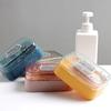 Bathroom Soap Dish With Lid Home Plastic Soap Box Keeps Soap Dry Soap Dish Travel Portable Soap Tray Soap Storage Container