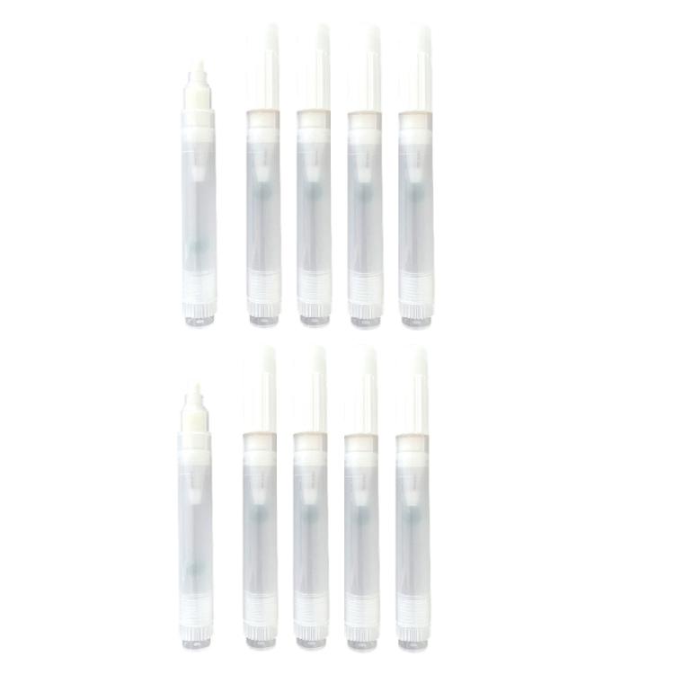10Pcs Empty Markers Pen Multipurpose Refill Able Markers for Lettering Journaling and Art Enhancing Creative Endeavors