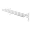 Tower Bath Towel Bar, Over-the-Bathroom Towel Rack, White, Approx. W57.5 X D22.3 X H17cm, Easy Installation, Pajama Storage, 5999