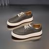 Golden Sapling Male Casual Skateboarding Shoes Winter Flats Genuine Leather Men Daily Round Toe Boat Shoes Man Trendy