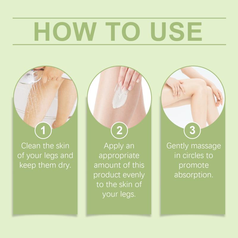 Leg Care Cream Improves In The Legs And Body Relieves Leg Discomfort Repair And Moisturization