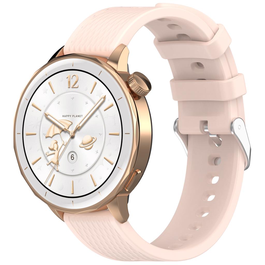Klassisches 18mm Silikonarmband Anzug für OPPO Watch X3 Mini X2 mini Hautfreundliches Silikonarmband mit Diamantmuster