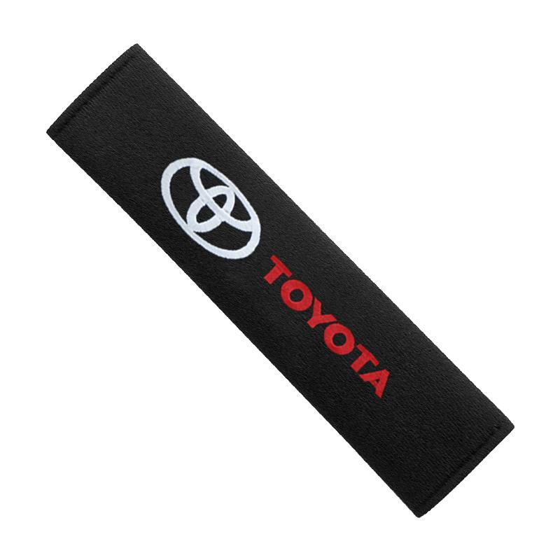 

New Car Safety Belt Shoulder Cover Seat Belt Pads Accessories for Toyota Trd Corolla Avensis Yaris Rav4 Hilux Auris Camry Prius 1pcs TOYOTA