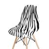 Printing Shell Chair Cover Short Back Scandinavian Chair Covers Adjustable Dining Room Seat Covers For Bar Party Wedding Hotel
