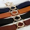Adjustable Elastic Belt Versatile Metal Buckle Belt Casual Waist Belt  for Women