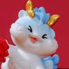 Dragon Figurine Car Dashboard Decor - Exquisite Tabletop Ornament for Home and Office