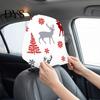 Auto Holiday Gift Ideas 2Pcs Christmas Car Headrest Covers, Elastic Printed Head Rest Cover, Funny Prints Pillow Protector for Cars, Suvs, Universal