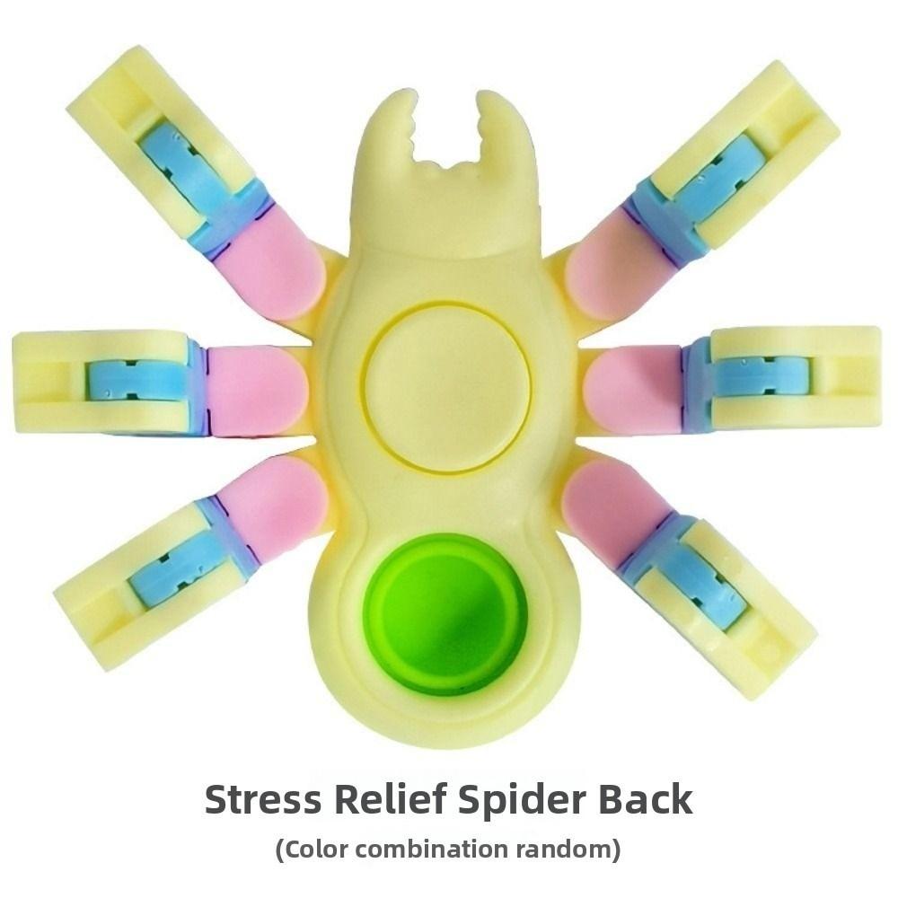 10pcs/set Cartoon Animals Transform Wacky Track Spinner Fidget Spinner Toys  Fingertip Toys