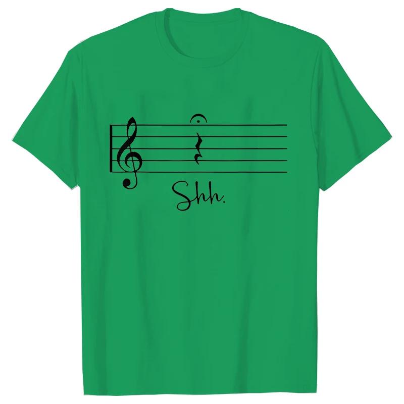 Funny Music Notes T Shirts Men Graphic Tops Streetwear Short Sleeve Tees Oversized Harajuku Teacher Gift T-shirt Mens Clothing