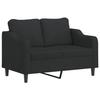 VidaXL 2-Seater Sofa, Loveseat with Armrests, Seat with Padded Backrest, Living Room Furniture, Modern, 359355