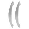 2 Set Cabinet Handles Zinc Alloy Arched Drawer Pulls High Hardness Wear Resistant for RV Yacht