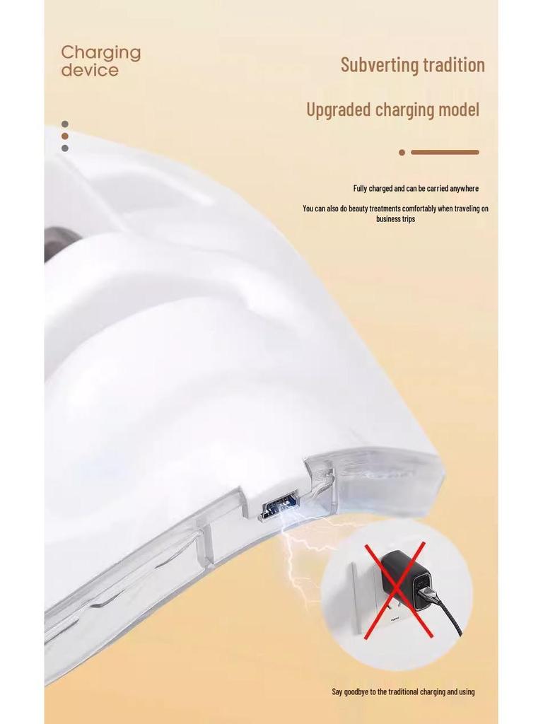 LED Siebenfarben Photon Rejuvenation Schönheitsmaske mit Touch-Steuerung