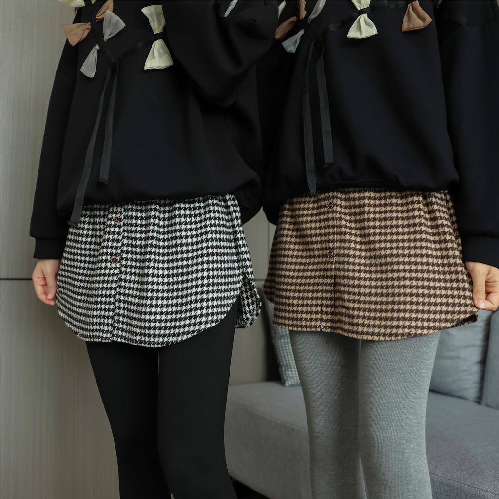 Fashion Mini Skirts Shirt Extenders Fake Skirts for Women False Hem Sweater Hem with Elastic Waist Band Mini Skirt Hemline