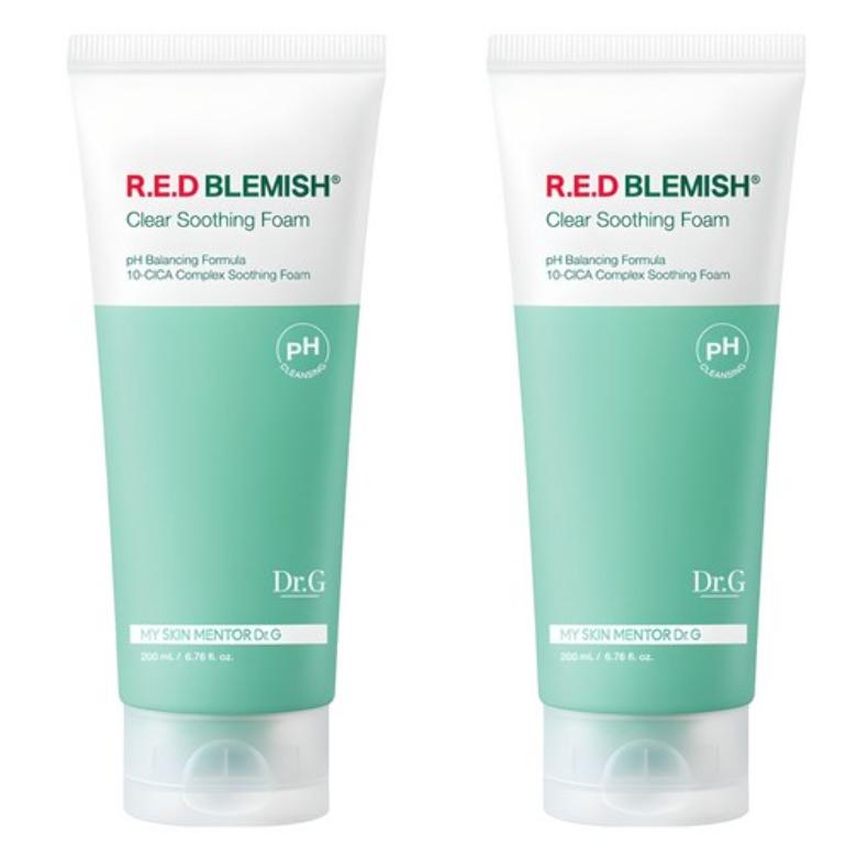 Dr.G pH Cleansing R.E.D Blemish Clear Soothing Foam Gentle Facial Cleanser 200ml