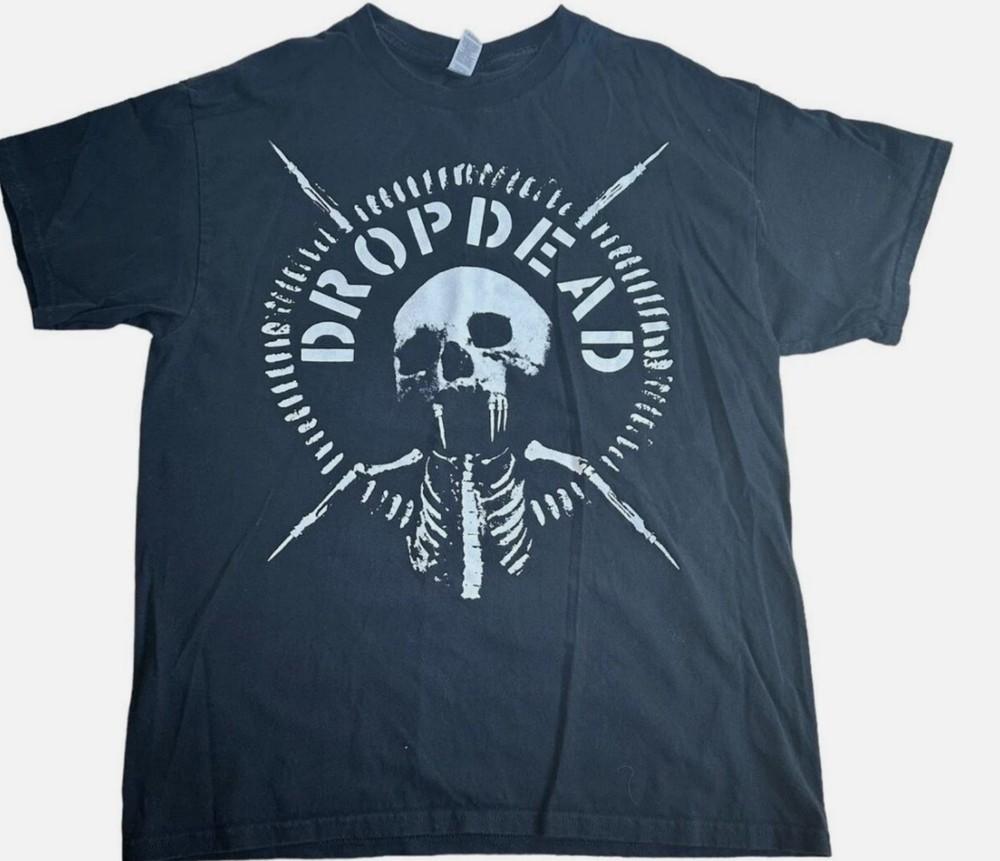 Dropdead Hardcore Crust Punk Band T Shirt Merch Vintage Grindcore Dystopia Y2K Unisex T-Shirt S