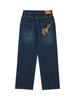NYXX Logo Embossed Denim Pants Indigo