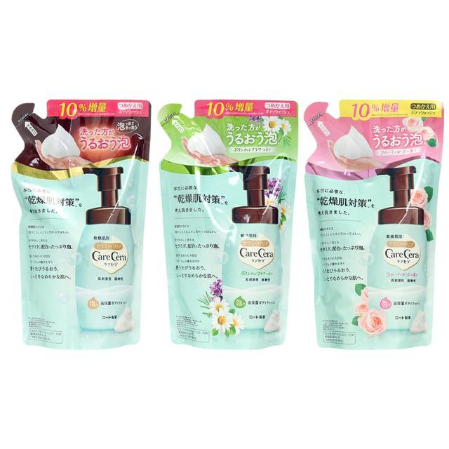 Rohto Mentholatum - Care Cera Высокоувлажняющая пенка для мытья тела Botanical Flower - 385ml Refill