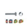 GENERIC - Metric Domed Philips Screw Din 7985 4x40 Flat Zinc. Box of 250 Uni. Celo