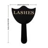 Handheld Eyelash Technician Photo Prop Acrylic Mirror Social Media Lash Beauty Mirror Lash Salon Soft PVC Eyelash Cards