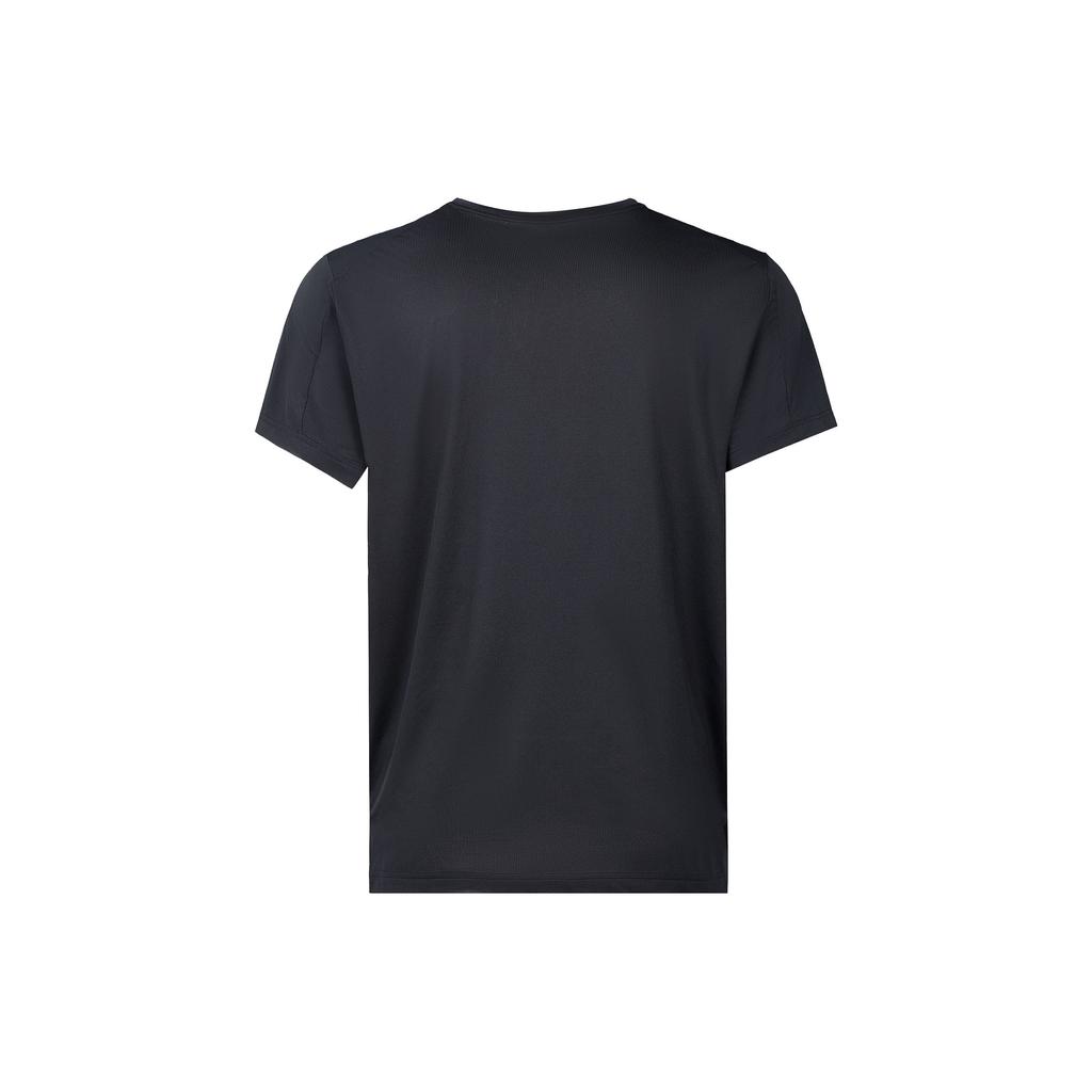 Nike Striped Logo Print Training Sports Short Sleeve T-Shirt Men Tops Black DD1622-010