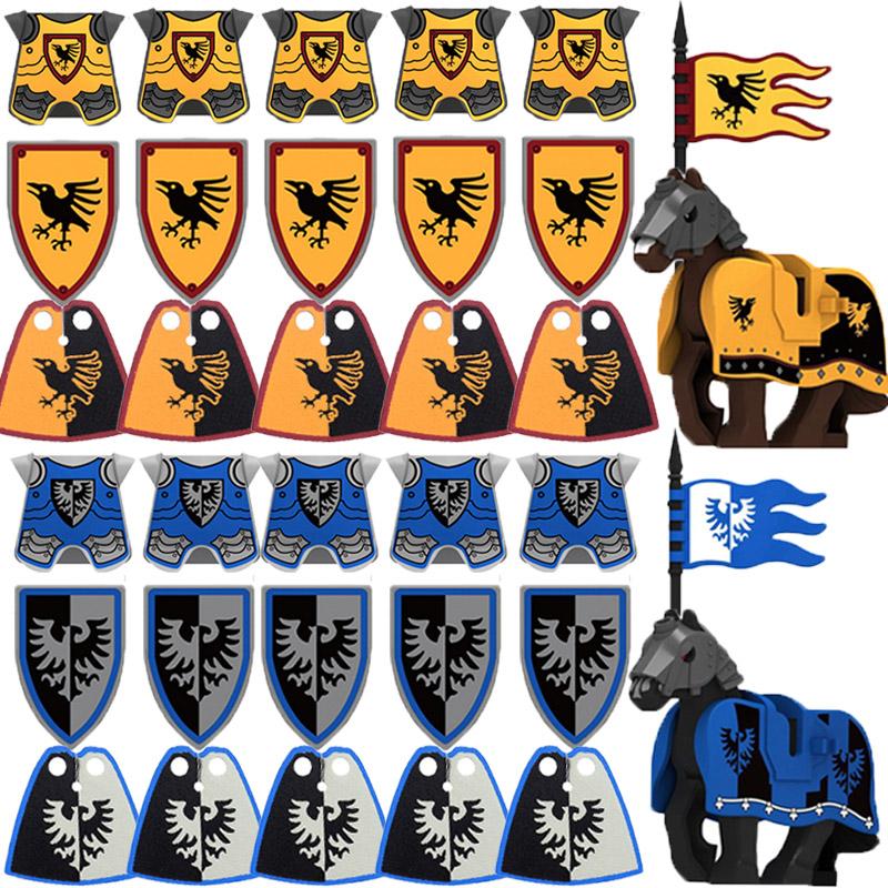 Medieval Zoo Building Blocks Character Accessories Mounts Animals Deer Elephants Camels Wolves Warhorses Bricks Toy Gifts K080