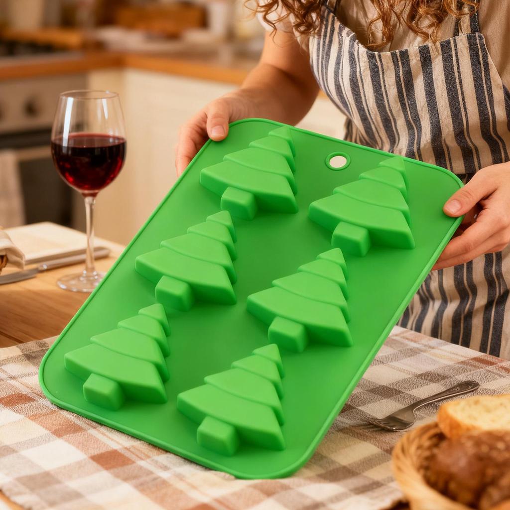 Christmas Silicone Molds Easy Release Mould Non-Stick Christmas Candy Molds For Cake Soap Candy Ice Cookie Food Crafts Fondant