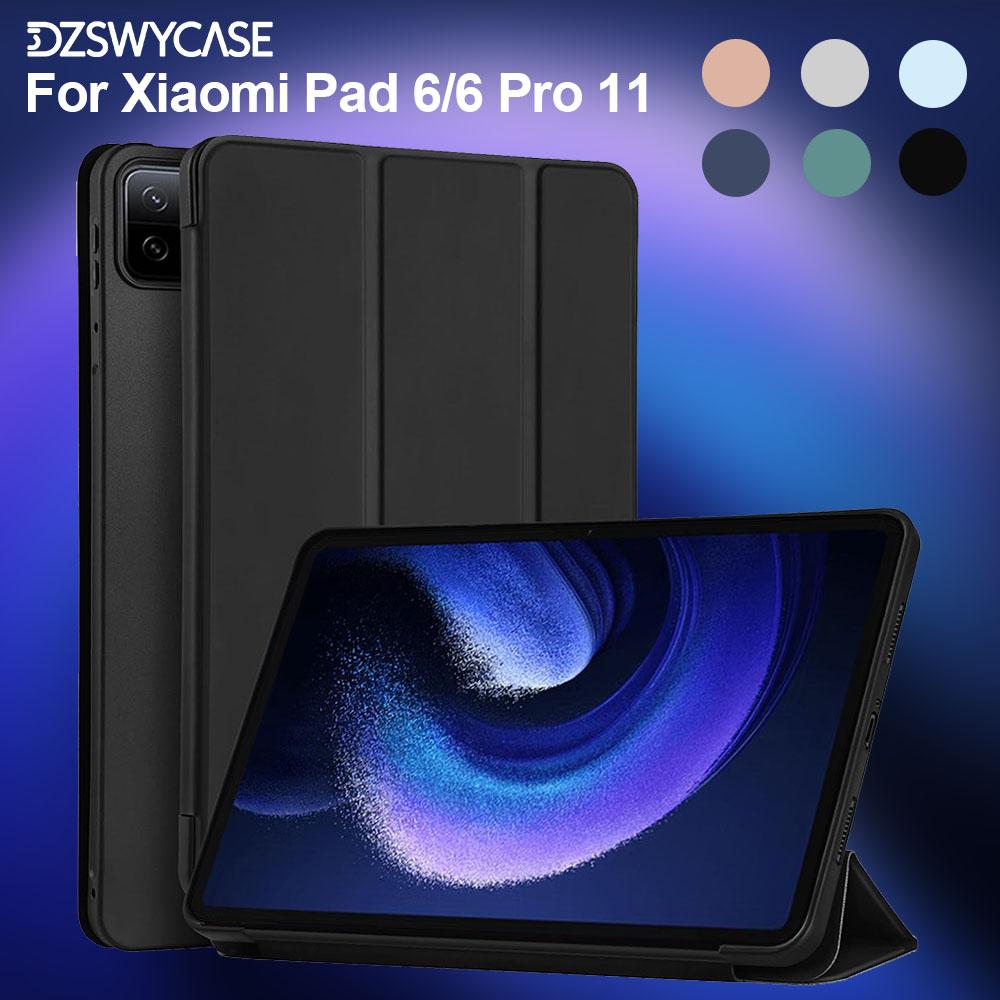 Case for Xiaomi Pad 6 (11-Inch, 2023), for Mi Pad 6 Pro (11-Inch, 2023) Slim Stand Hard Back Cover Case with Auto Sleep/Wake