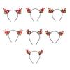 Plastic Reindeers Antlers Headpiece For Kids Adults Festives Costume Party Decorations Comfortable Wear