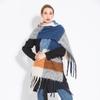 New Luxury Cashmere Women Plaid Scarf Winter Warm Shawl And Wrap Bandana Pashmina Long Tassel Female Foulard Thick Blanket