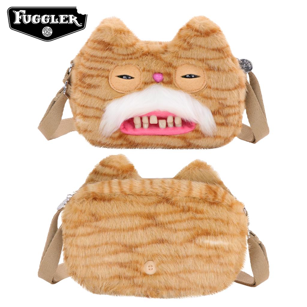 Original Fuggler Ugly Teeth Monster Plush Toy Shoulder Bag CHEEZEE Cat Wide Eyed Weirdo Sir Belch Hairless Peluche Crossbody Bag