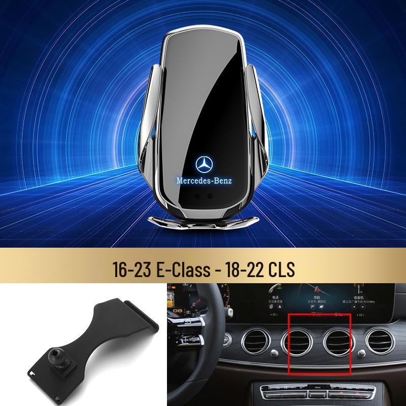 Bezdrátový držák telefonu s rychlým nabíjením Mercedes-Benz pro třídu C/třídu R/třídu S/třídu E/GLK/třídu B