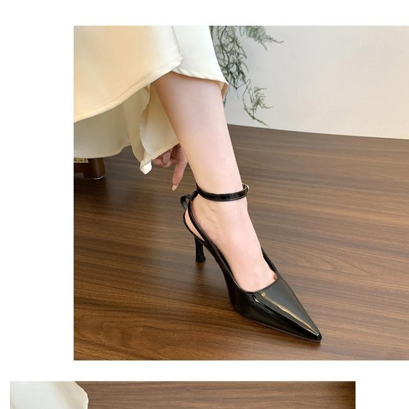 Fashion 2025 News Fashion High Heel Sandals  Women PumpsSuede Summer Sexy Pointed Toe Shoes Party