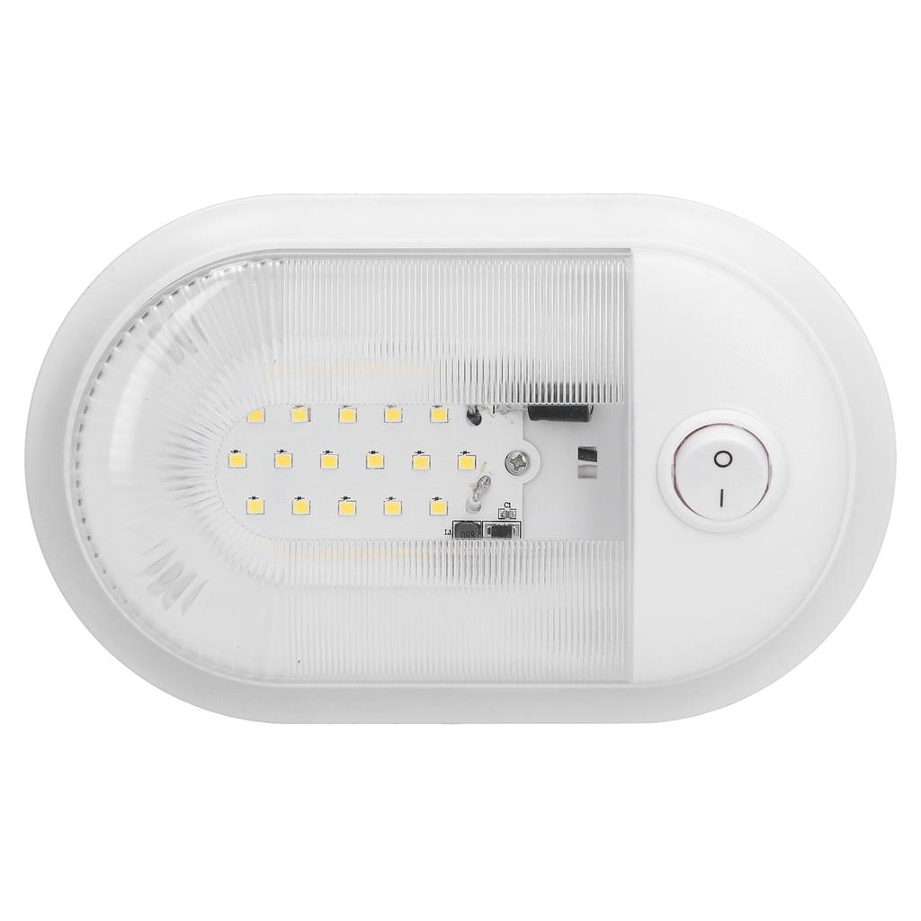 LED RV Ceiling Dome Light 360lm Dome Replacement Lighting with On Off Switch for RVs Trailers Camper