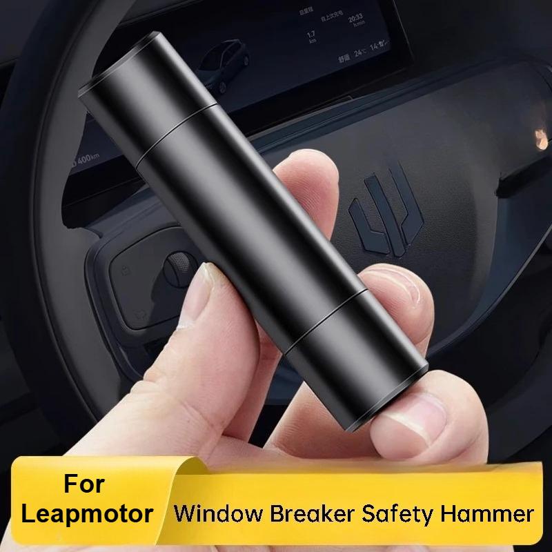 For Leapmotor C10 C16 C11 C01 T03 B10 B01 Lafa5 Car Window Breaker Safety Hammer Glass Escape Emergency Tool Accessories