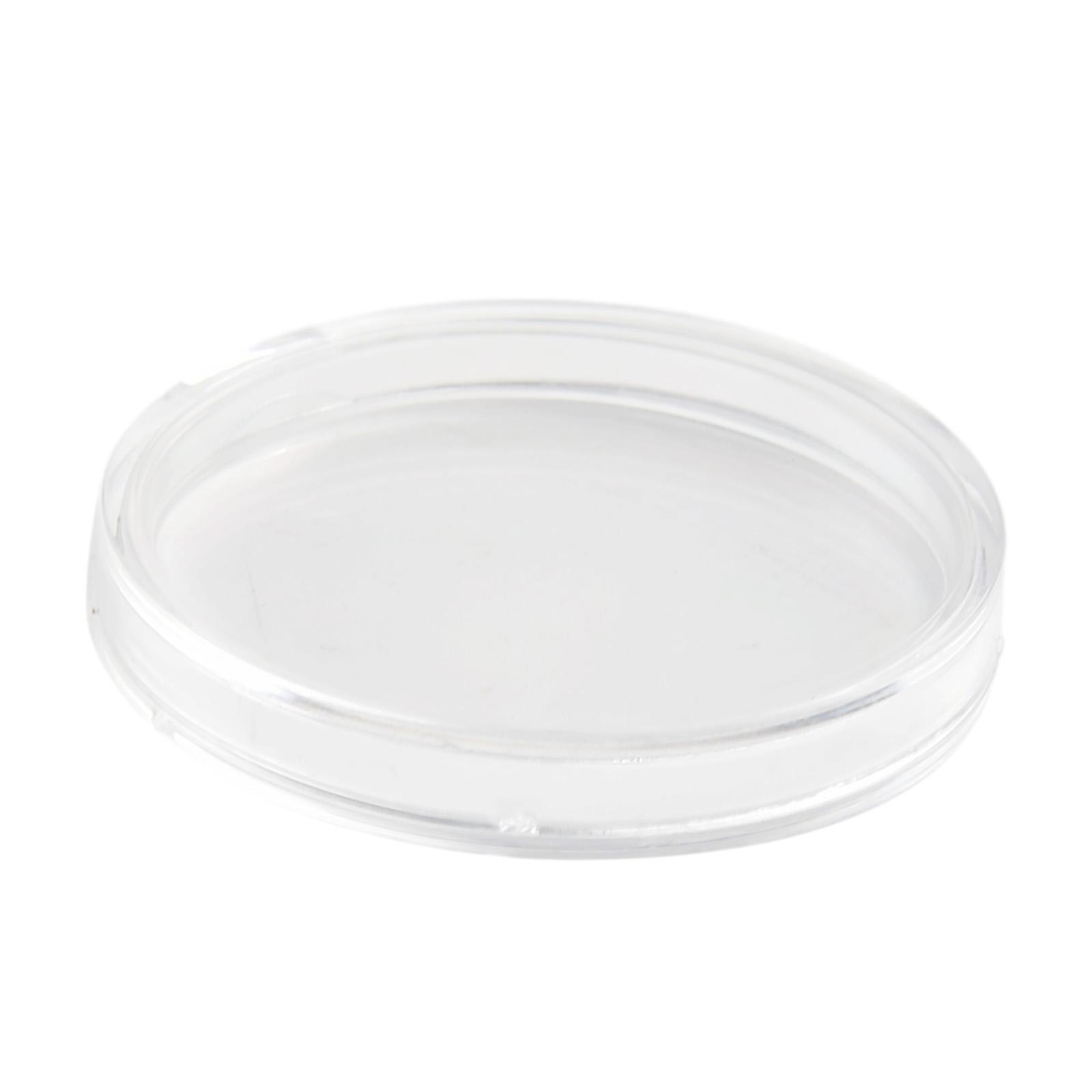 

100 Clear Plastic 34mm Coin Capsule Holders Round Boxes with Moisture Sealing and Oxidation Resistance for Collector Use CHINA