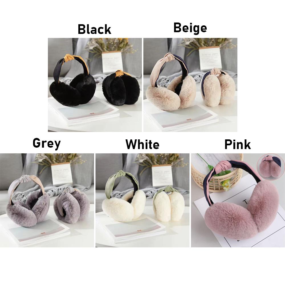 Outdoor Cold Protection Plush Ear Warmer Soft Warm Earmuffs Fashion Hair Hoop Earmuffs Women