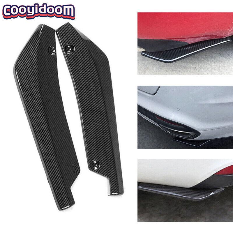 Rear Bumper Lip Diffuser Splitter Cover Canard Protector  Rubbing strip Car Part
