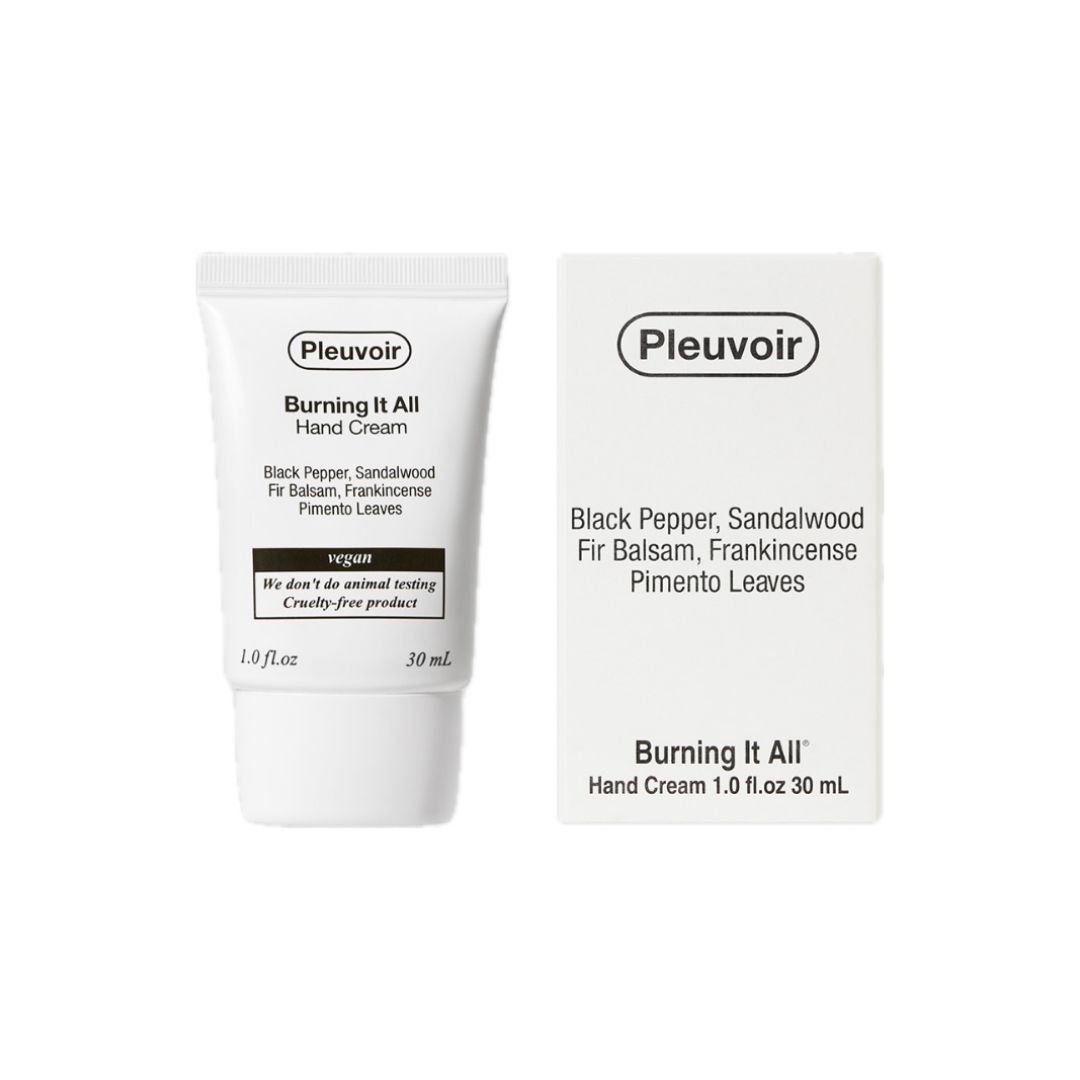 

Pleuvoir Vegan Hand Cream 30ml BURNING IT ALL