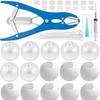 Peau de Balle Vide en TPR Kit DIY Squishy Anti-Stress Remplissable Transparent Fournitures Créatives Faites Main Pour Jouets Fidget Personnalisés