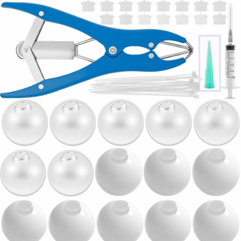 Peau de Balle Vide en TPR Kit DIY Squishy Anti-Stress Remplissable Transparent Fournitures Créatives Faites Main Pour Jouets Fidget Personnalisés