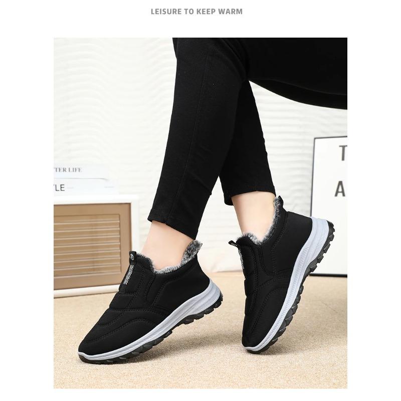 Fashion Winter Snow Boots Men Outdoor Plush Shoes Hiking Ankle Boots Comfortable Men Warm Shoes Work Shoes Footwear Man Sneakers