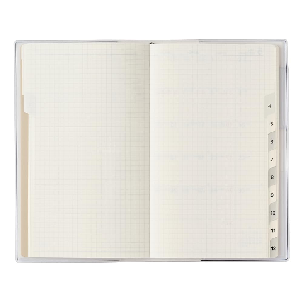 NOLTY 2026 Monthly Slim Planner with Aida 2628 November Memo, Ivory, (Starts 2025)