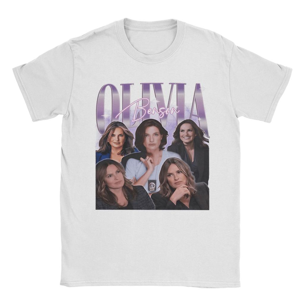 Oliviaed Benson Law And Order Tee Shirt for Men Women Graphic Printed T Shirts 100 Cotton Clothing